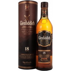 Виски Glenfiddich (Гленфидик)  18 лет выдержки 0.7 л