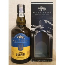 Віскі Wolfburn Single Malt Slava Ukraini 0,7л 